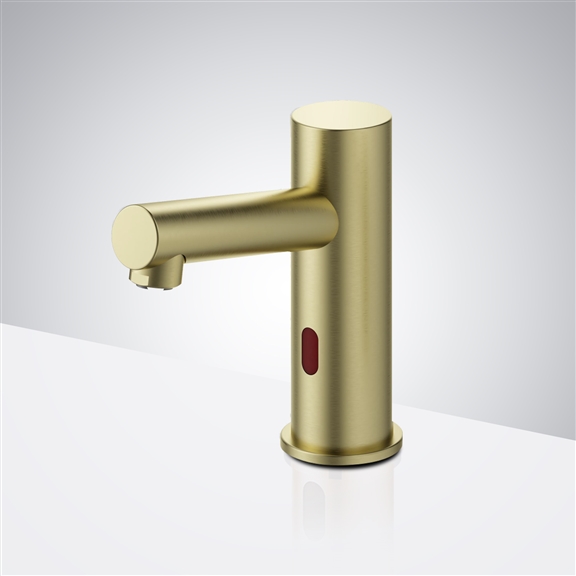 Fontana Deck Mounted Brushed Gold Automatic Touchless Sensor Faucet
